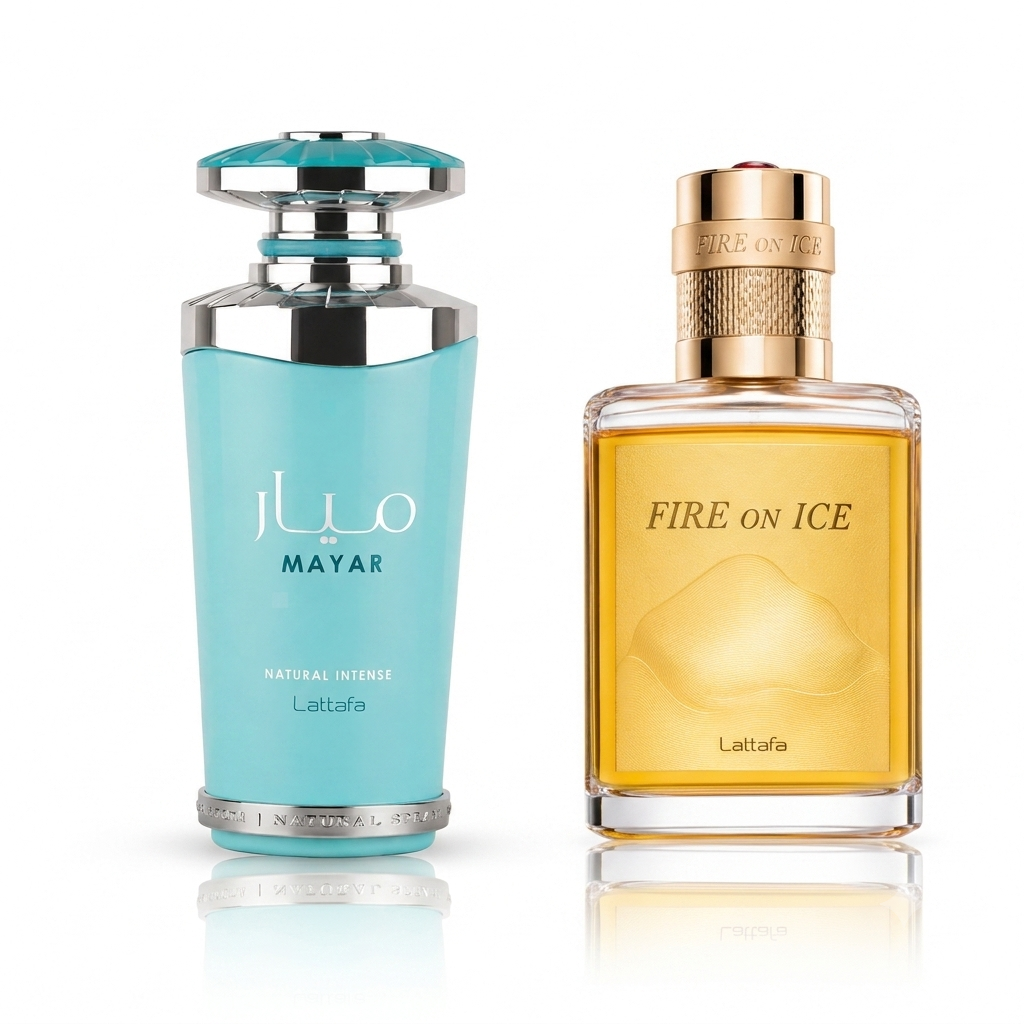 Promo Lattafa - Mayar Natural Intense + Fire on Ice